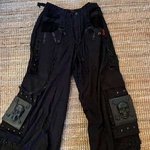 Tripp brand skull zipper pants (size S) mint condition
